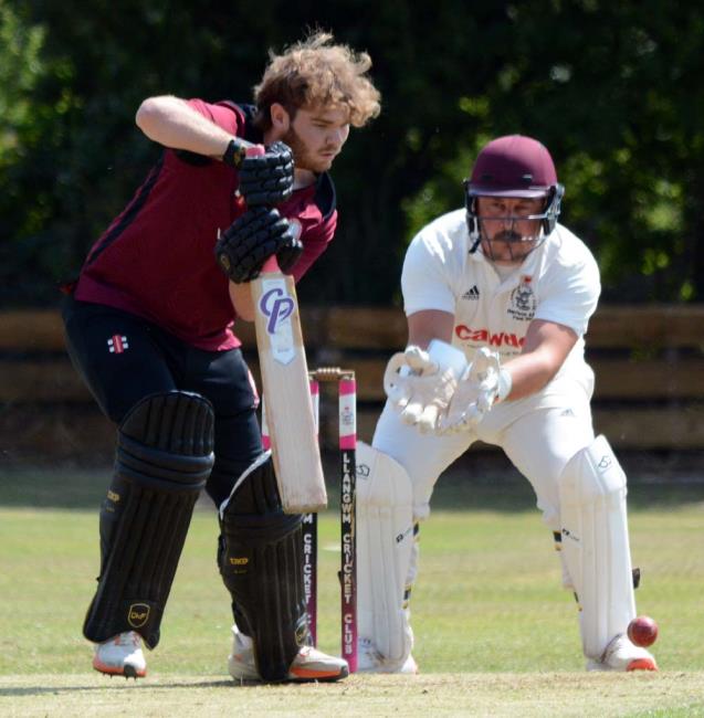 Charlie Arthur - 106 for Cresselly at Pill Parks. Picture Gordon Thomas